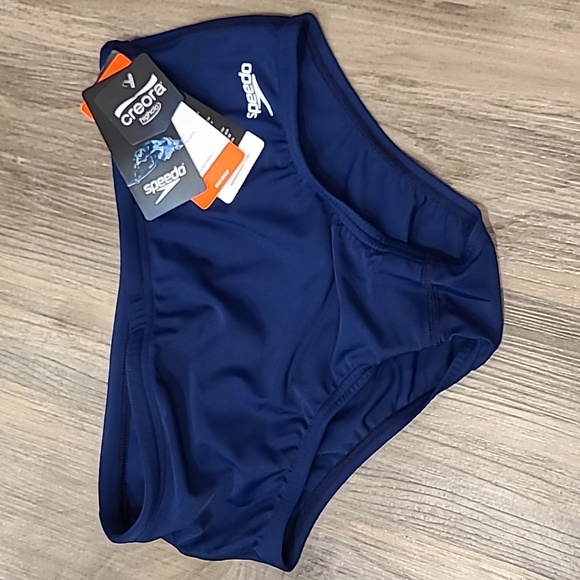 Speedo Swim Speedo Mens Swimsuit Brief Powerflex Eco Solid Adult